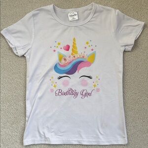 Unicorn “Birthday Girl” T-shirt 🦄